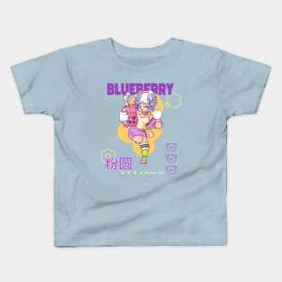 Bubble Tea Boba Tea Lover Kawaii Cute Anime Character Kids T-Shirt